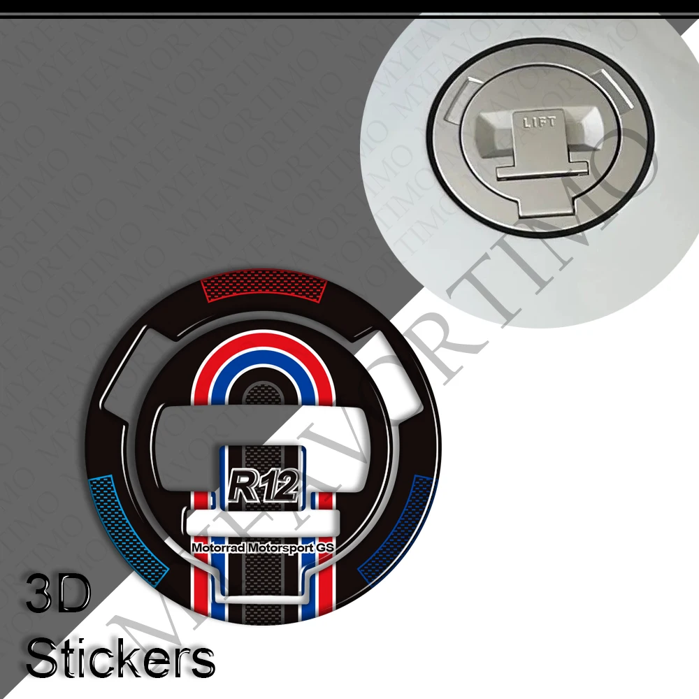 For R12GS R 12 GS R12 G/S G S Off-Road 2025 2026 New Motorcycle Tank pad Grips Gas Fuel Oil Kit Knee 3D stickers decals