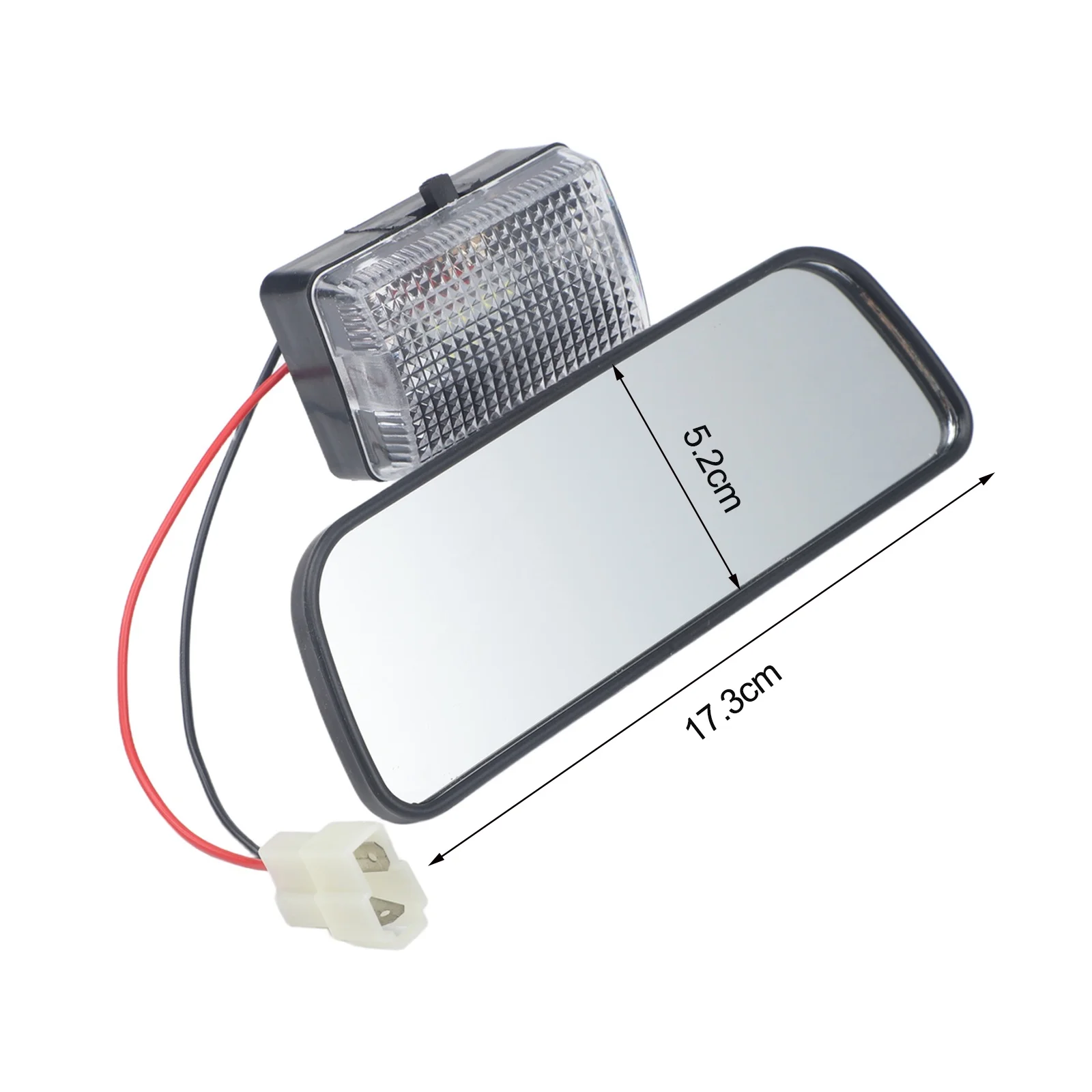 Vehicle Safety Rearview Mirror Safety Convex Mirror ABS Material Night Visibility Safety Feature Cost-Effective Solution