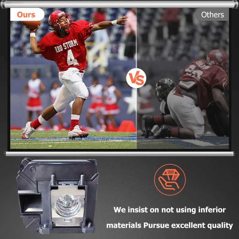 Inmoul ELPLP69 متوافق مع EPSON EH-TW7200 TW8000 TW8100 TW8200 TW8200W TW9000 TW9000W TW9100 TW9100W TW9200 TW9200W H398A H398B