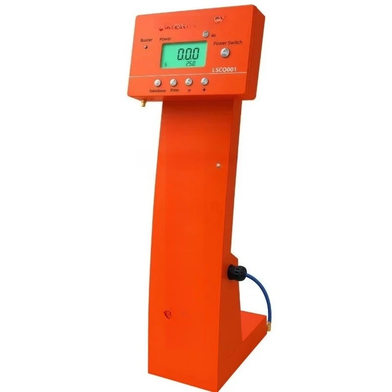 Various Tyres Suitable Vertical Full Automatic Tyre Inflator Easy Install Pressure Digital Display Made Durable Plastic