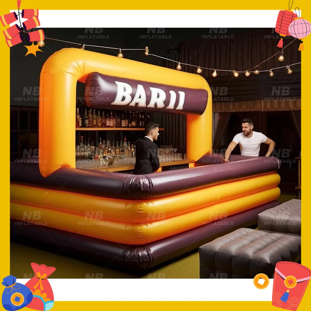 

Новый дизайн, индивидуальный надувной бар для бассейна, надувной водный бар, надувной тент-бар для двора