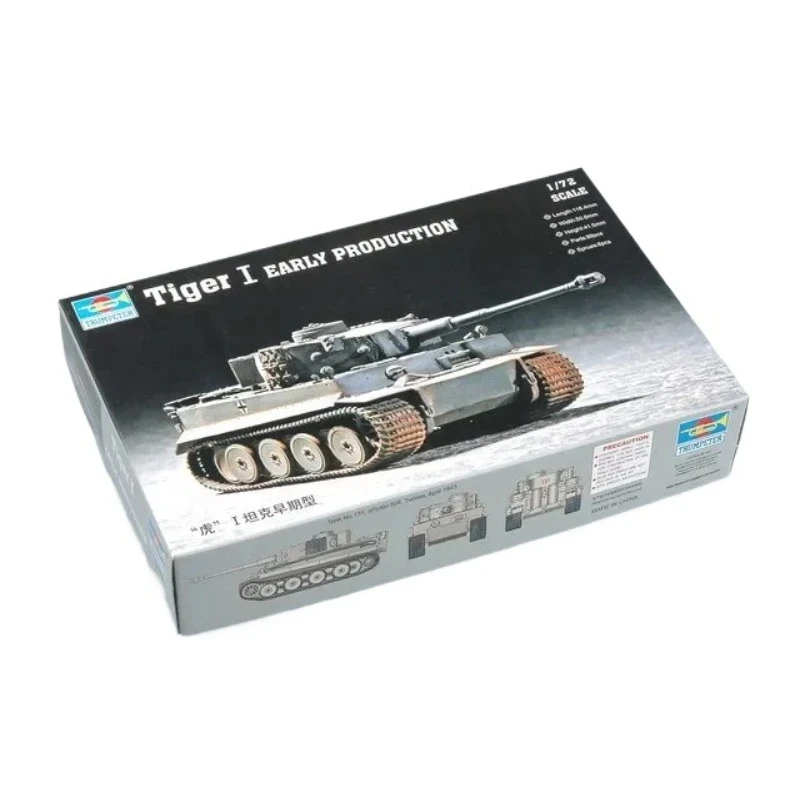 

TRUMPETER 1/72 немецкий тигр I танк времен Второй мировой войны раннего типа сборная военная модель автомобиля бронированная колесница 07242