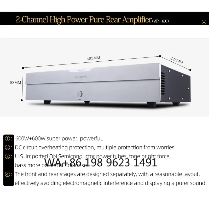 7.1 Channel High-end Home Cinema Audio System Panoramic Sound Speaker Set for Villa Private Club Family Entertainment