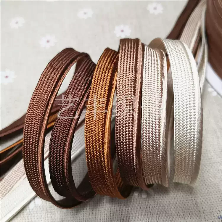 multic color 10MM 9yards embedded strips ribbon ropes Cheongsam Coat Handbag Shoe Sew Material all serial Welt Piping Band
