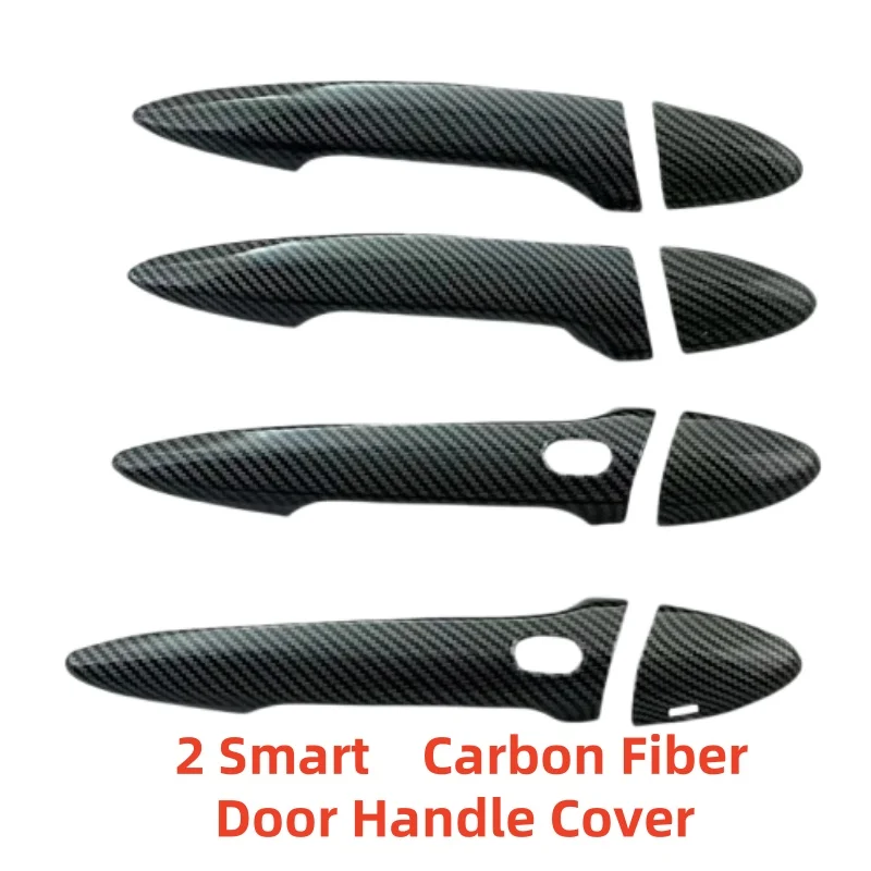 ABS Carbon Car Accessorie Plated Exterior Door Handle Cover Trim Paste Style For Lexus IS IS250 IS35 IS-F 2007 2009 2010 2013