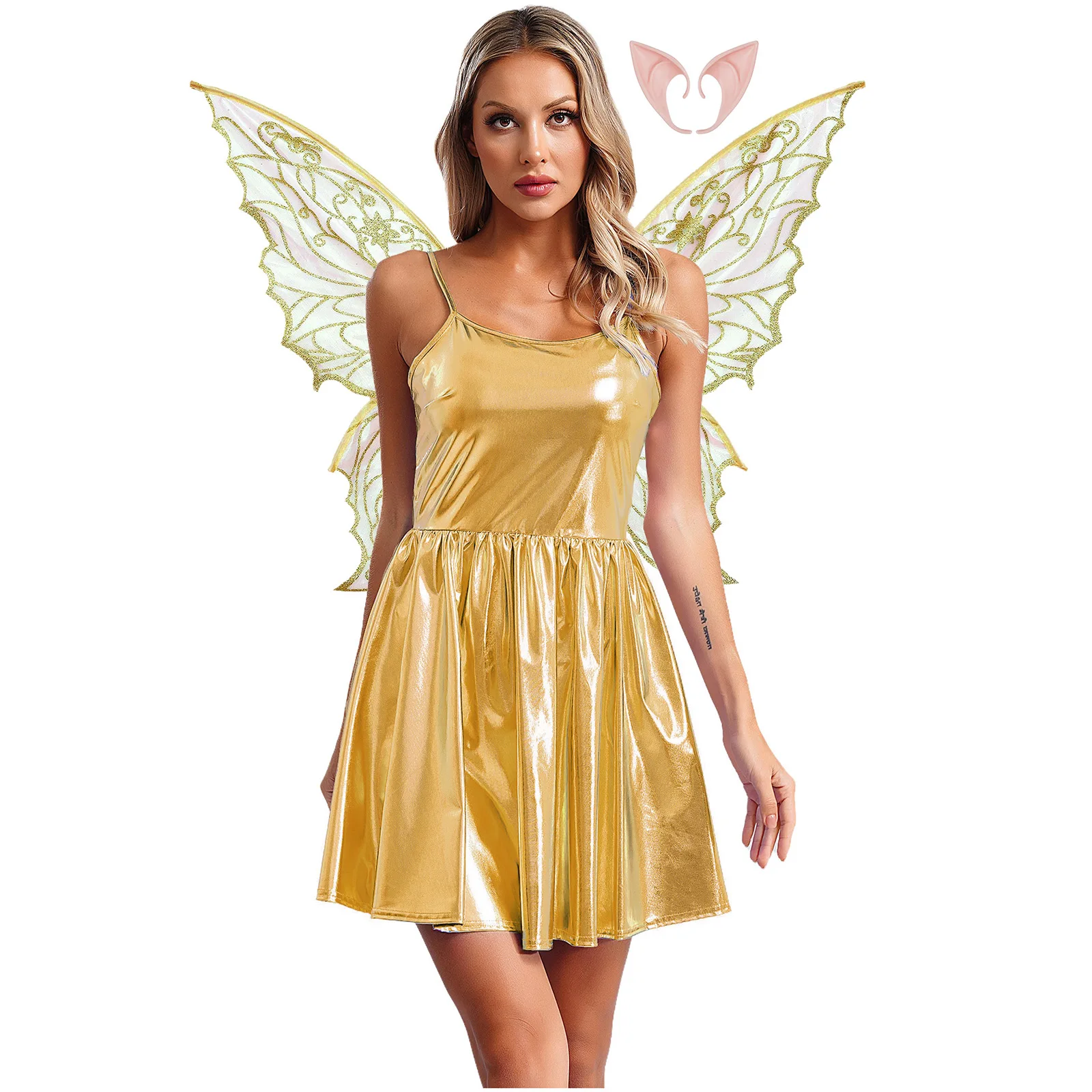slim fit dress slacks Romantic Royalcore Princess Vintage-style Lace Fairy Dress Fairycore main image 1