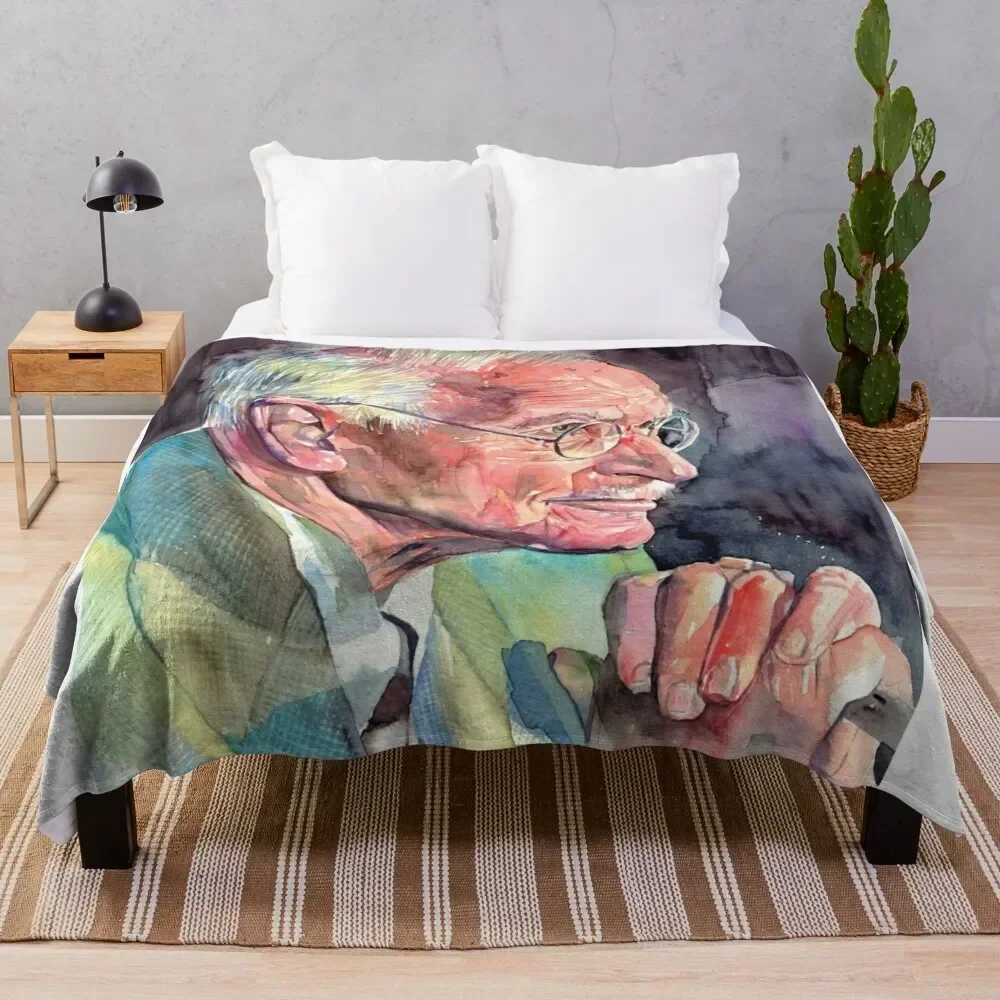 

Carl Gustav Jung Portrait Throw Blanket Anti Shedding Soft Fuzzy Blanket for Home