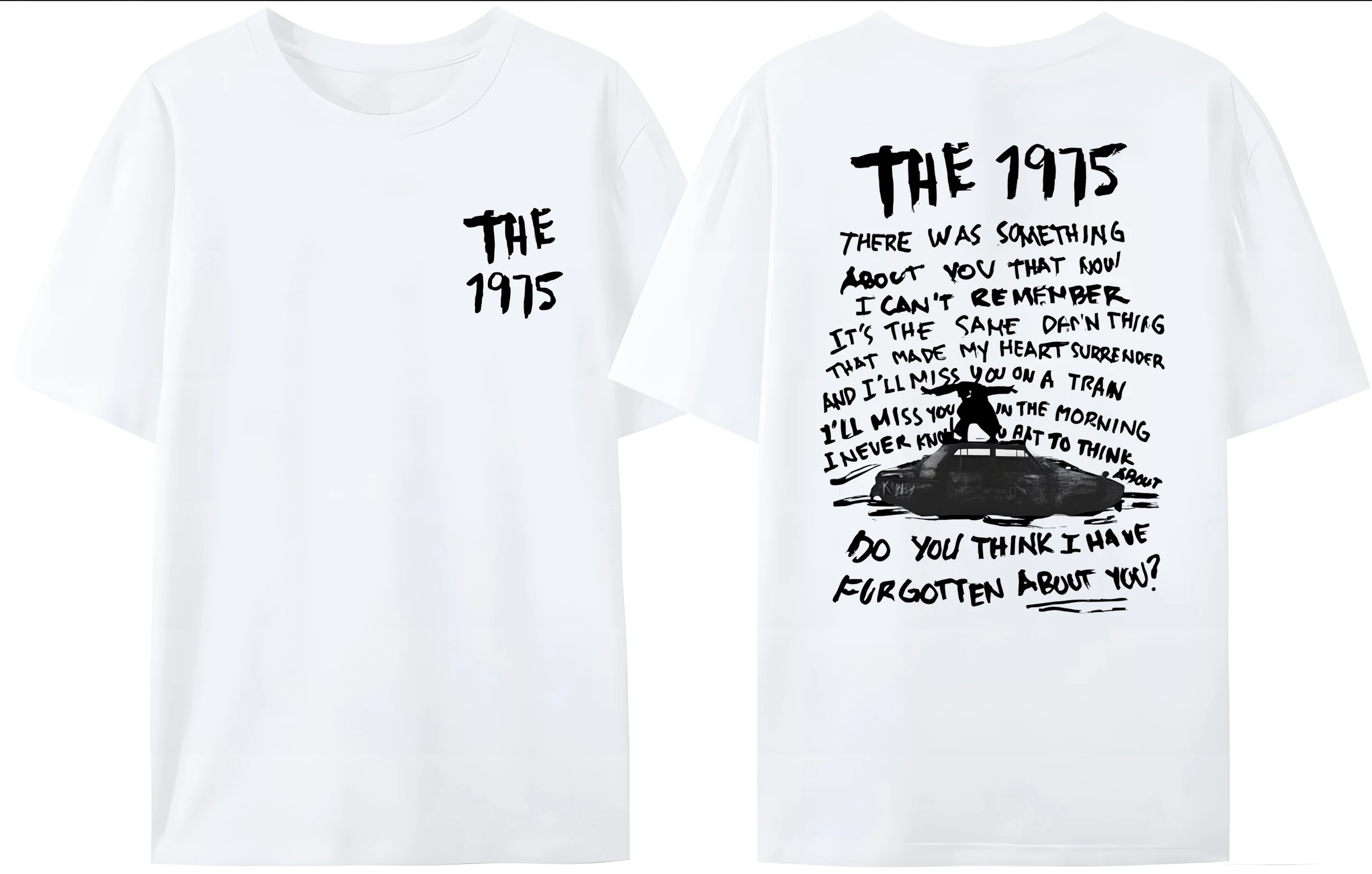 

LE The 1975 about You Graphic Print T-shirt Being Funnyin A Foreign Language Album Men Women HipHop Casual VintageTShirt