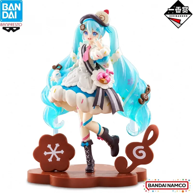 

In Stock Bandai Original Ichiban Kuji Hatsune Miku Hatsune Miku Action Figure Model Doll Brand New Boxed Anime Characters Toys