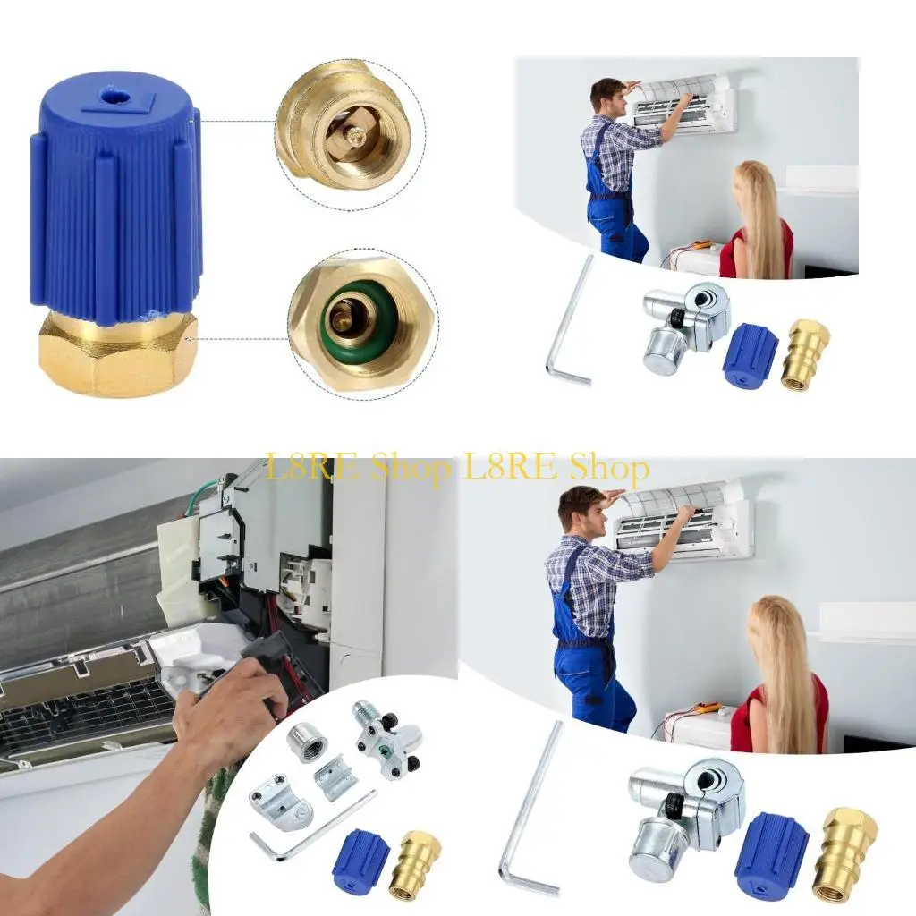 L8RE Piercing Tap Valves Line Tap Valves for HVAC Systems R22 R134A