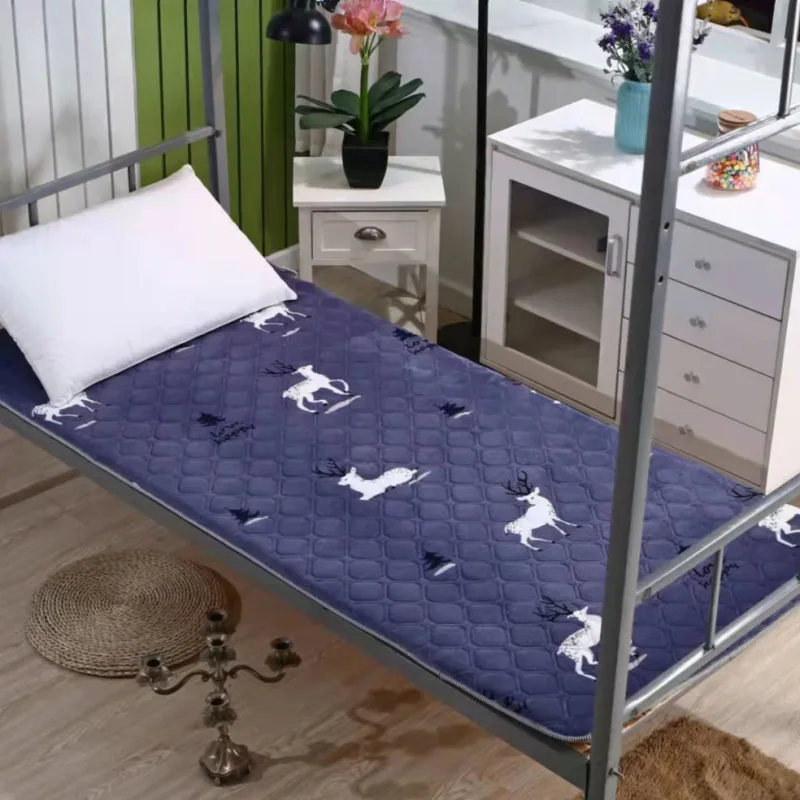 Student dormitory folding mattress floor thickened soft pad tatami mattress folding floor mattresses image 4