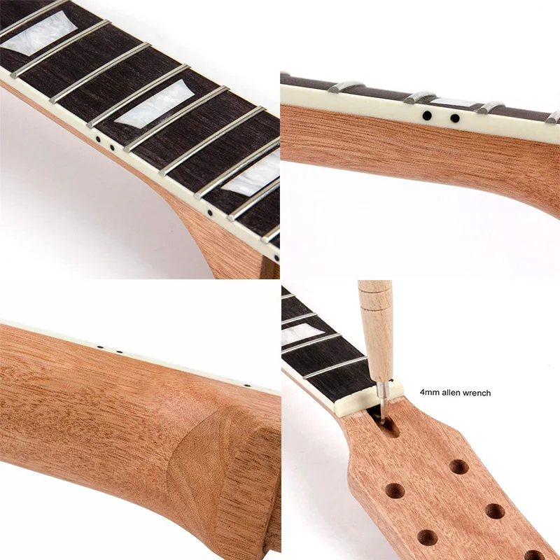 Electric Guitar Neck Wooden Stylish DIY Replacement Guitar Neck for Gibson for Les Paul for Lp Guitars Parts Replace 22