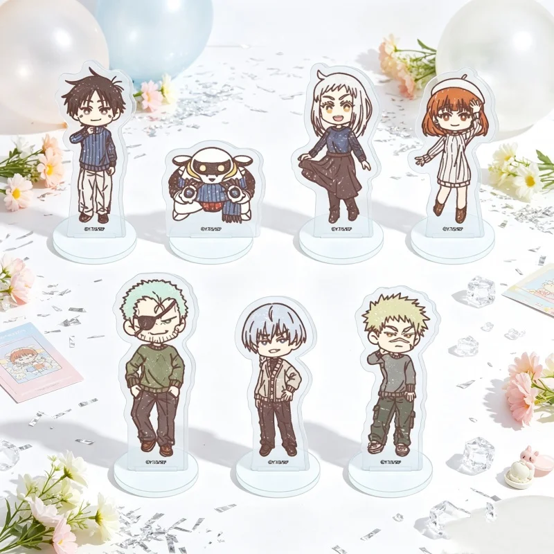 Fan Gift 7PCS Latest Anime Release Snowball Earth Mini Acrylic Figure Stand Model 10CM Tetsuo Yabusame/Yukio Collection Keychain