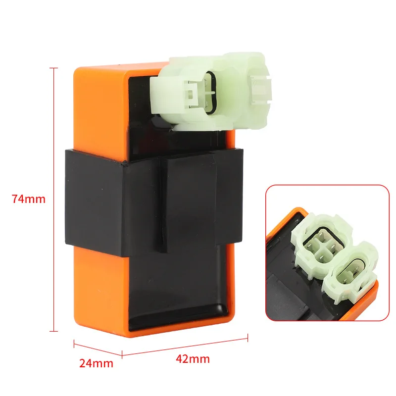 6 Pin Racing AC CDI BOX Unit Ignition 2 Plug for Honda XR600R 1988-2000