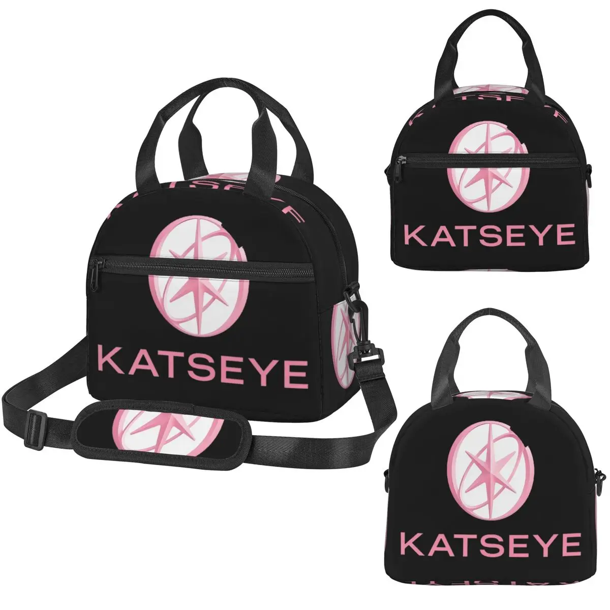 KATEYE Kpop Group Insulated Lunch Bag for Women Office Cooler Thermal Box Tote Leakproof Lunch Boxes