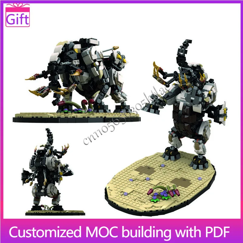 

1203 шт. MOC креативные индивидуальные строительные блоки Mammoth, модель, обучающая игрушка «сделай сам», сборка для мальчиков, подарок на Рождество и день рождения