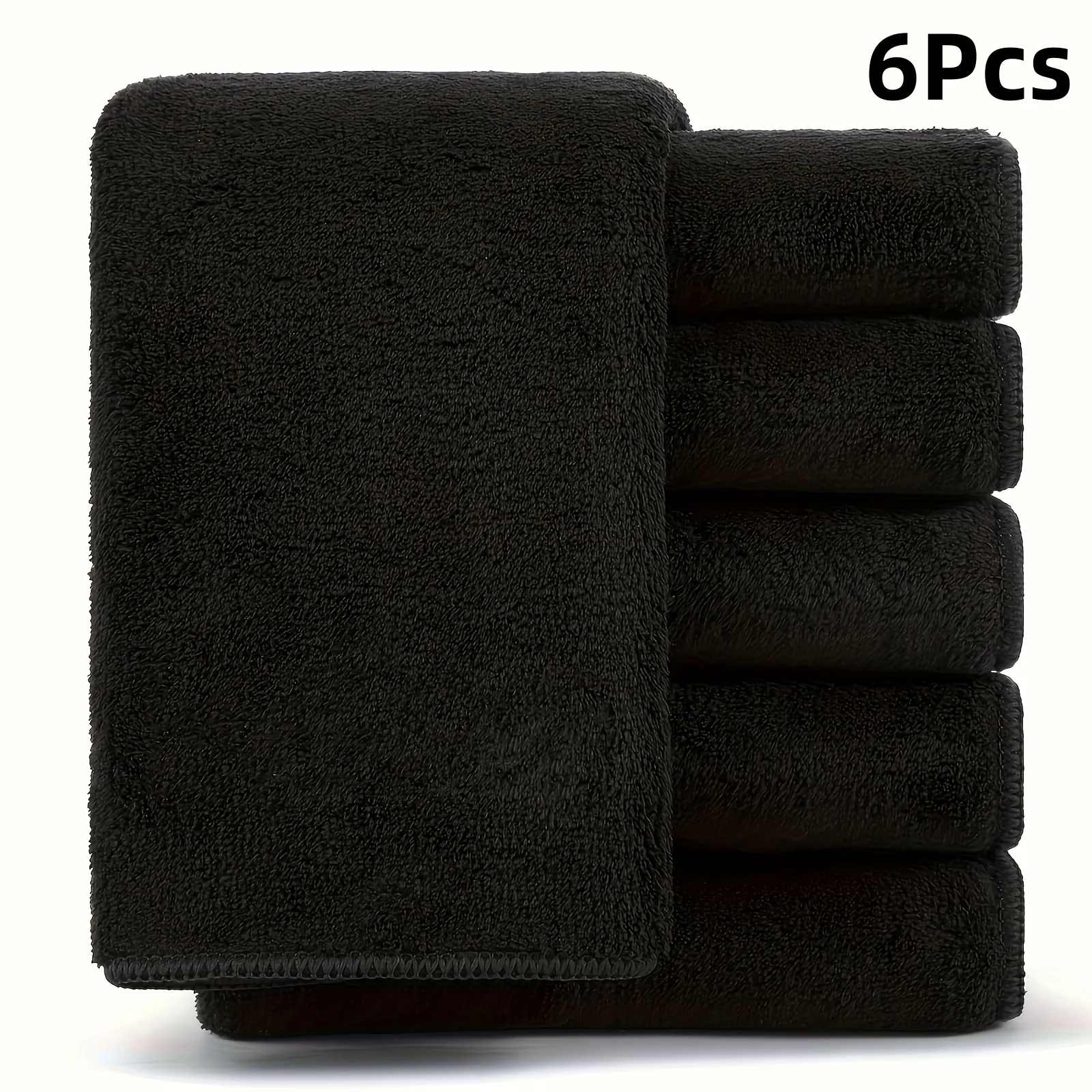 Multi-Pack Schwarze Reinigungstücher 6/12/20/50 Stück Ultra Weich Schnell Trocknend Saugfähig Fusselfrei Bildschirm-Reinigungstücher