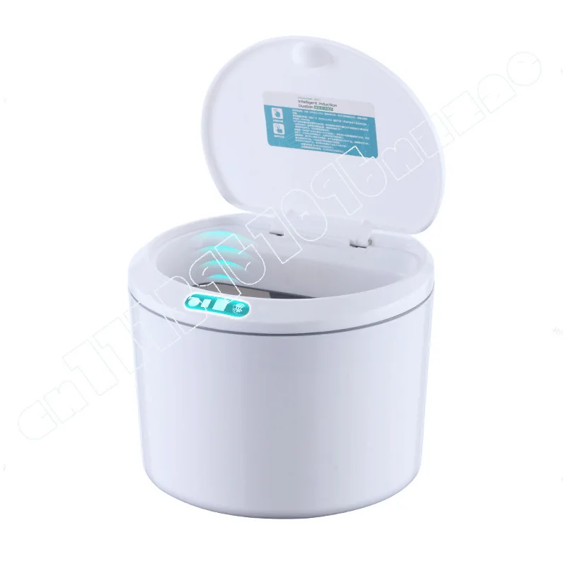 Intelligent Induction Electric Desktop Car Trash Can Storage Box Table Dormitory Office Tissue Box Snack Box