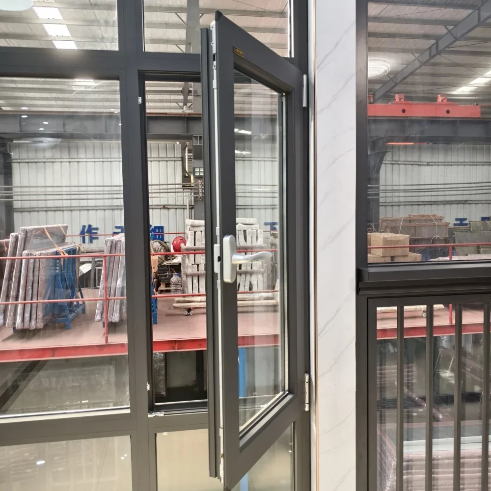 

DN Casement Window New Design Aluminum Profile Thermal Break Window Building Material Custom-Made House Inward Tilt-Turn Window