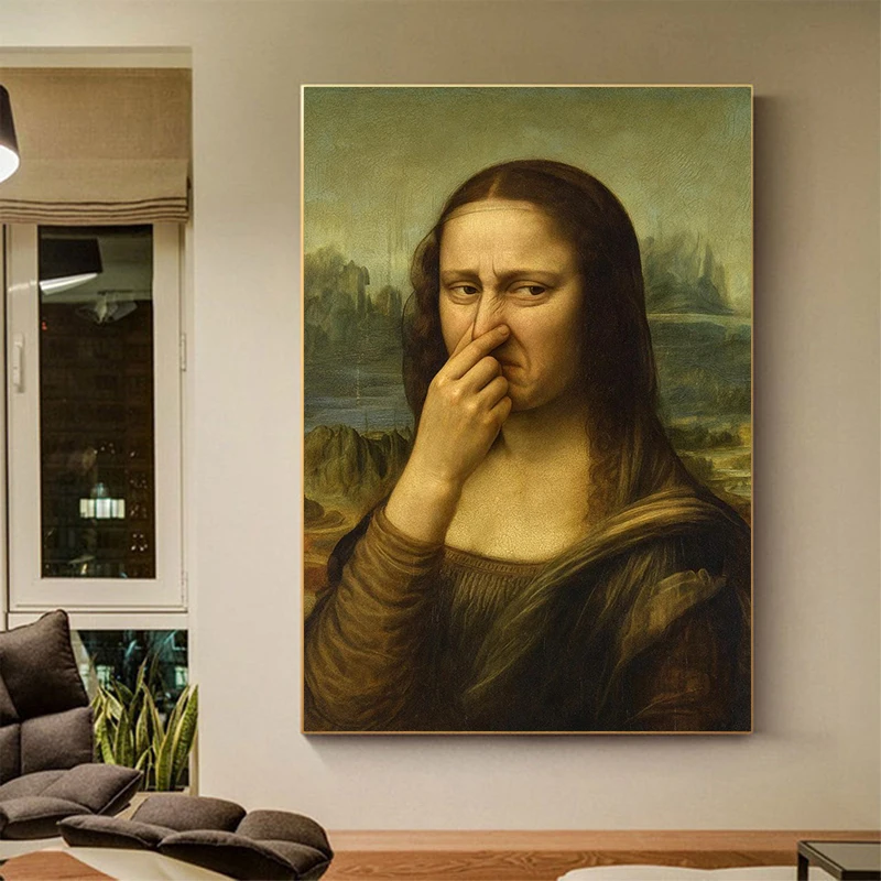 Stinky Toilet Funny Art Posters Funny Celebrity Prints Canvas Painting Wall Art Pictures Home Room Modern Bathroom Decoration