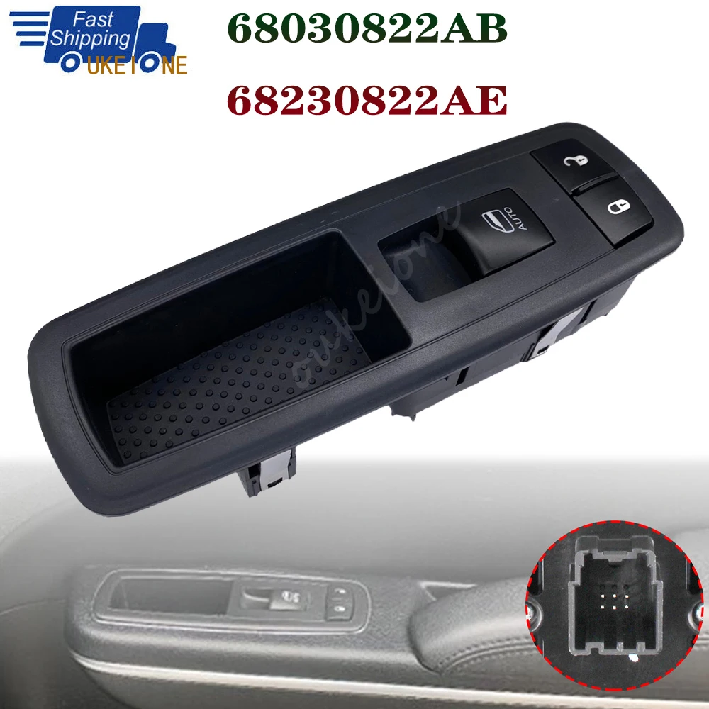 

Passenger Side Window Control Switch For Town & Country Jeep Liberty Dodge Caravan Journey Nitro 68030822AB 68230822AE Car Parts