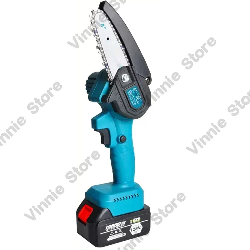 New Chainsaw Home Small Handheld Saw Firewood Rechargeable Lithium Single-handed Saw Outdoor Logging Saw Tree Gods