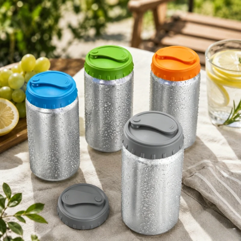 Sealing Cover Silicone Lids for Cans, Soda Cans, Cups, Cola Seals and Beer Bottles, Reusable and Easy To Use