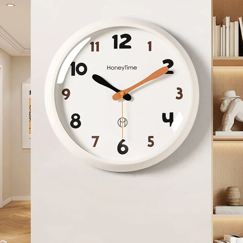 Fashion Wall Clocks Battery Operated Silent Non Ticking Modern Wall Clock for Living Room Bedroom Kitchen Office Classroom Decor