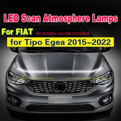 Fog Light For Fiat Tipo Egea 2015-2022 Car Fog Lamp DRL Daytime Running Decorative Ambient Lamp Scan Starting Atmosphere Lamps