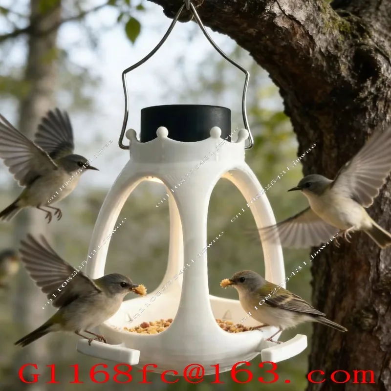 High Quality 15X15X20 Small New Solar Crown Animal Feeding Device