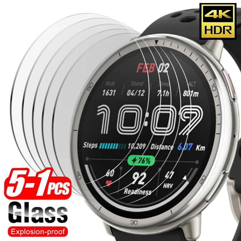 

Для Amazfit Active 2 HD прозрачное закаленное стекло Защитная пленка от царапин для спортивных часов Huami Active2 9H Защитная пленка