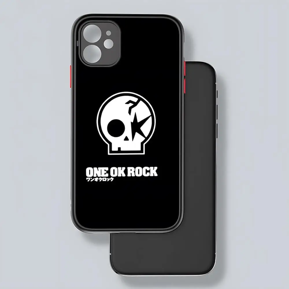 MINISO ONE OK ROCK Phone Case Matte Transparent For 16 15 IPhone 12 11 13 Pro Max X XR 8 Plus Back Cover