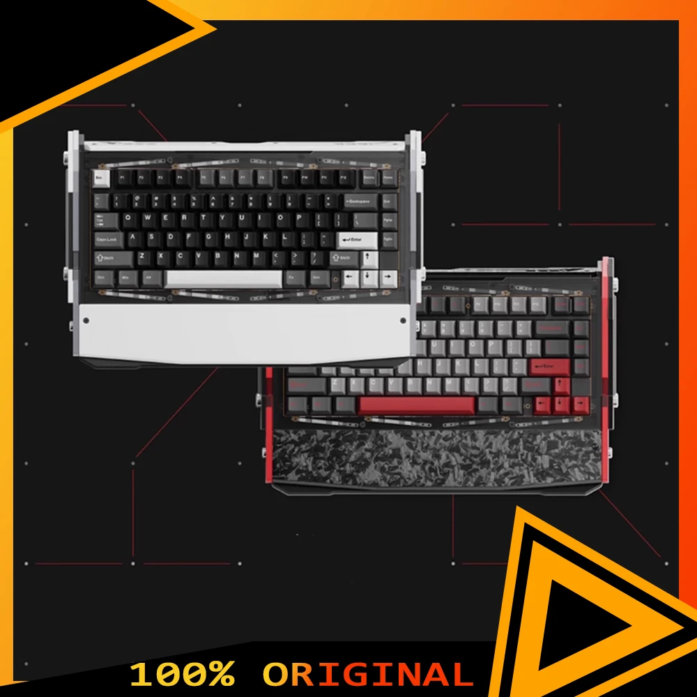 

Angry Miao Dry Studio Black Diamond 75 RT Клавиатура с магнитным переключателем Проводная механическая клавиатура 0,04 ммRT 8000 Гц Игровые клавиатуры