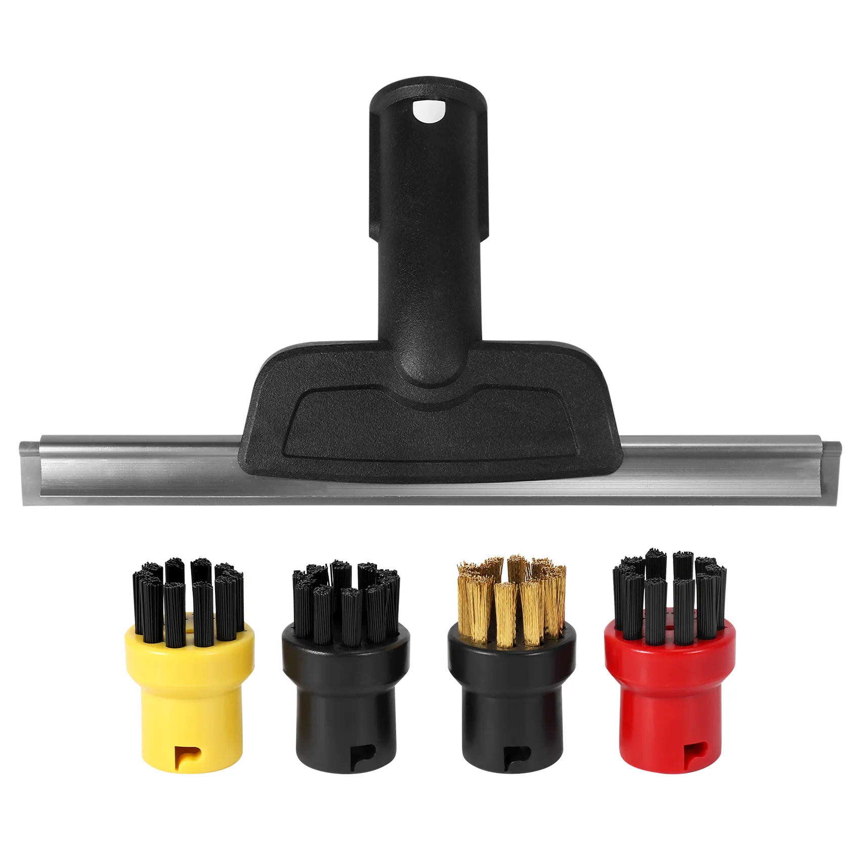 EAS-para Karcher SC2 SC3 SC4 SC5 CTK10 CTK20 raspador de boquilla de ventana cepillo redondo para Limpiador de vapor espejos humedad, hendidura limpia