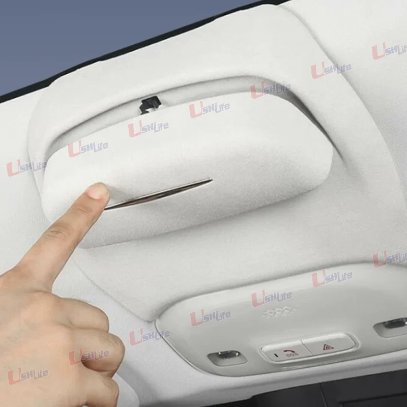 For EXLANTIX ET EXEED STERRA ET 2024 2025 Car Eyewear Case Box Sunglasses Holder Suede Glasses Storage Box Interior Accessories