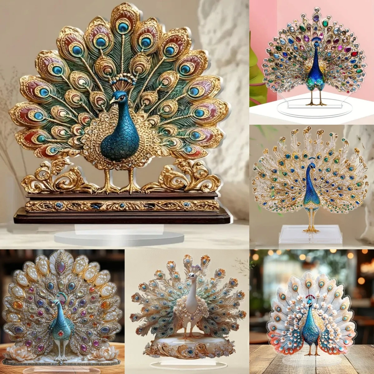 Elegant Peacock Spr… - image