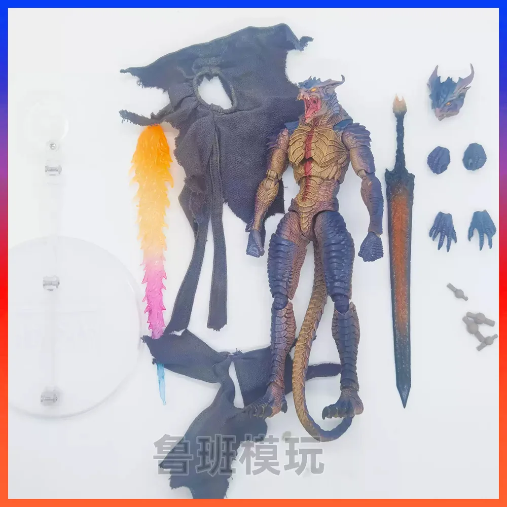 Romankey X COWL 1/12 escala Dragonborn Alga espada grande larva cara abrazando arma modelo accesorios aptos para figura de acción de 6 pulgadas