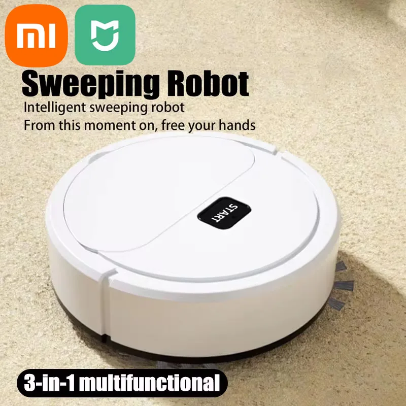 XIAOMI MIJIA Fully Automatic Sweeping Robot 3 In1 Sweep Vacuum Cleaner Smart RC Mopping The Floor Home Use Intelligent Sweeper