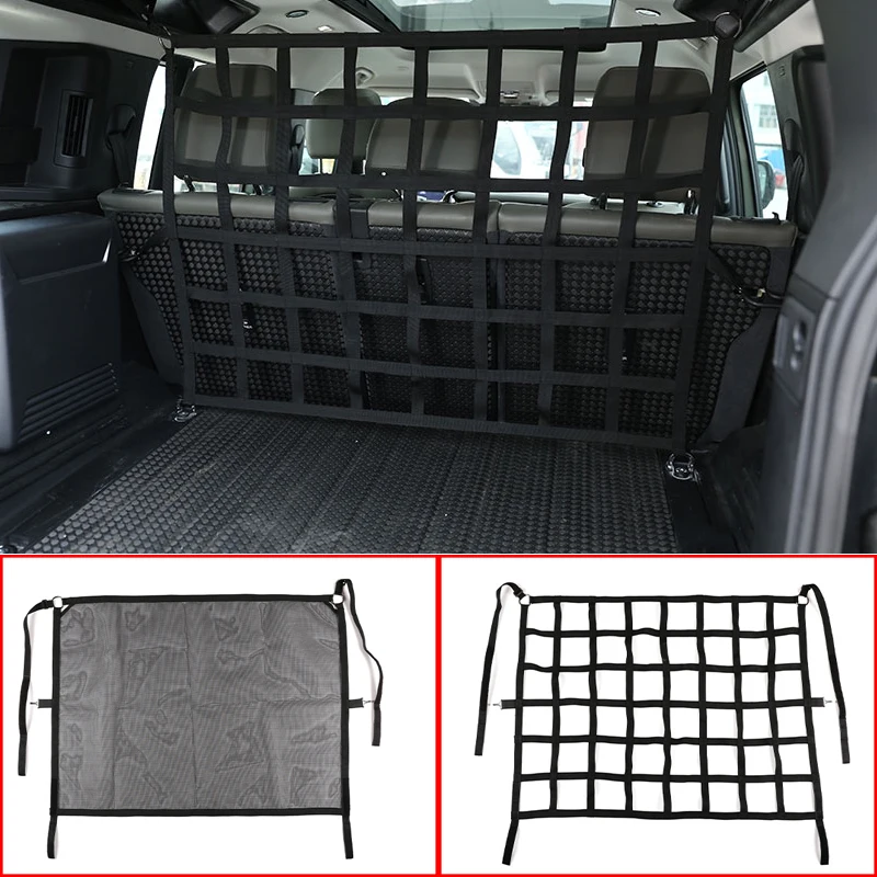 

For Land Rover Defender 110 2020-2021 Car Trunk Pet Safety Fence Pet Safety Net Multifunctional Hanging Net Car Accessories