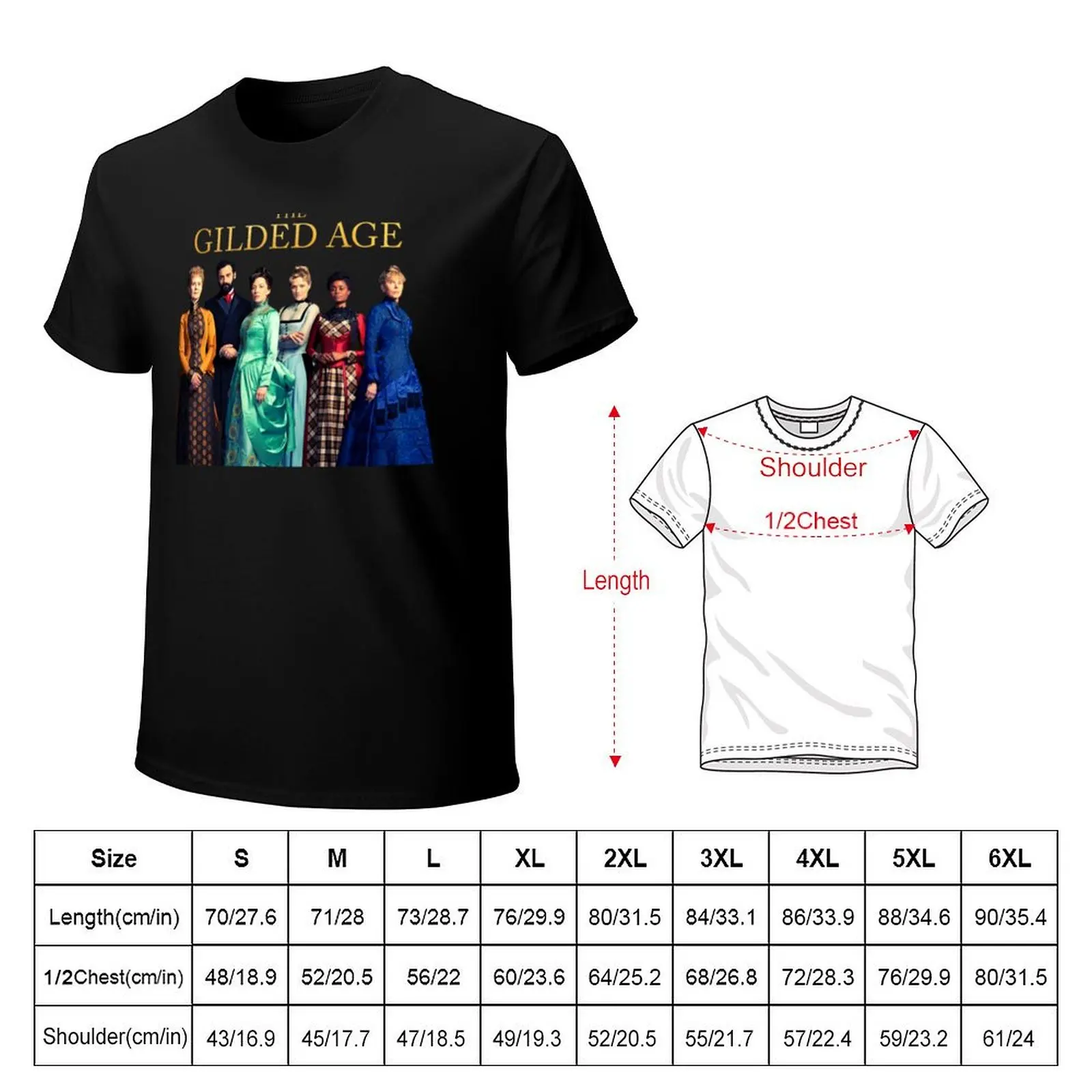 Gilded Age T-Shirt Long Lasting Casual T-Shirt