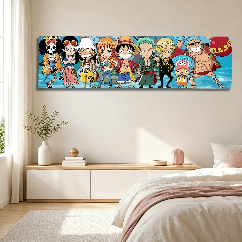 One Piece Straw Hat Crew Q  Ta - Wall Scroll Tapestry recension och pris