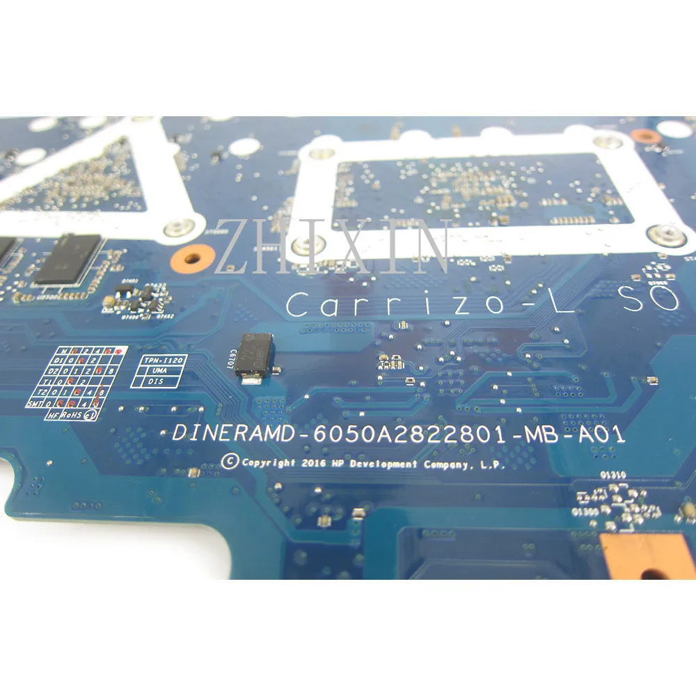 yourui For HP 14-AN 14-an090 Laptop Motherboard With A8-7410 CPU 858046-001 6050A2822801-MB-A01 with graphic card mainboard