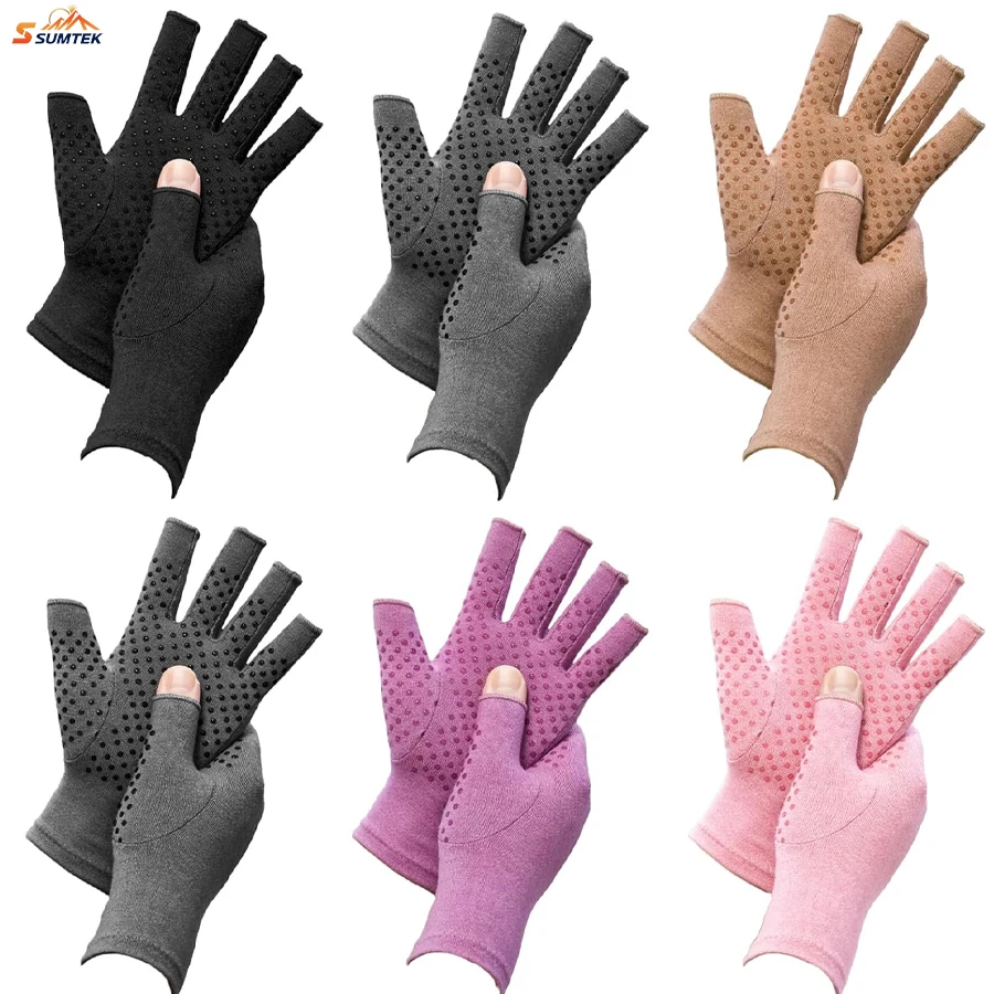 Copper Arthritis Gloves Touchscreen Gloves for Piano,Keyboard Musicians for Relieving Carpal Tunnel Aches,Rheumatoid Pains