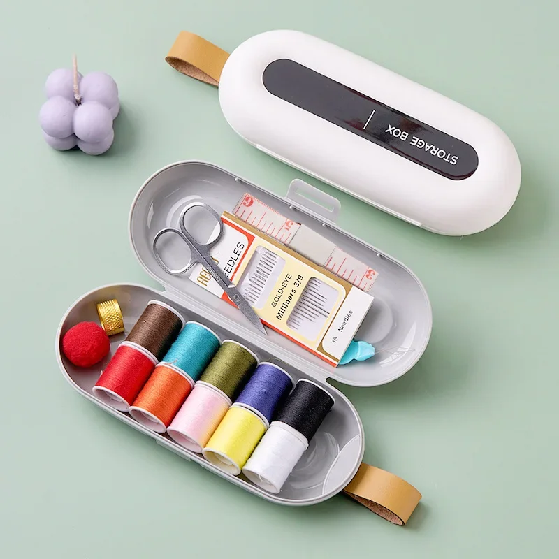 Household Magnetic Sewing Box Hand Sewing Suit Portable Multi-functional Sewing Bag Sewing Tool Wholesale Practical