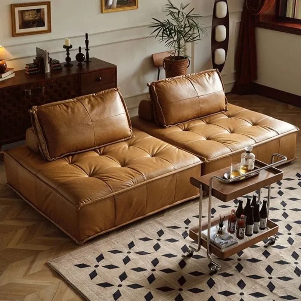 Tofu sofa living room free combination of single and double small apartment Piedmont family bedroom small sofa furniture