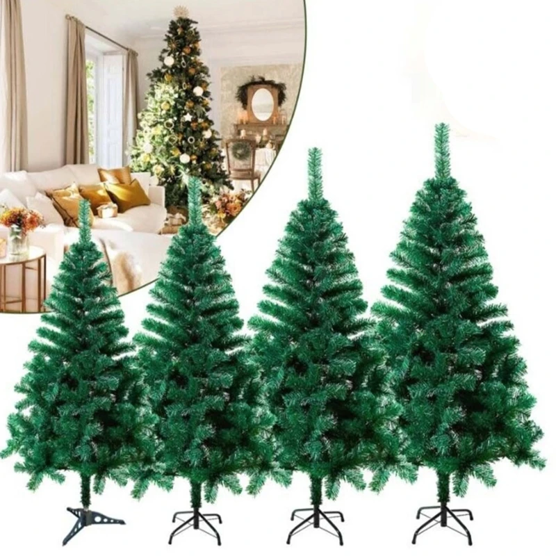 분리형 크리스마스 트리 장식 인공 나무 PVC 홈 파티 정원 장식 트리 2024 신년 Navidad Dropshipping