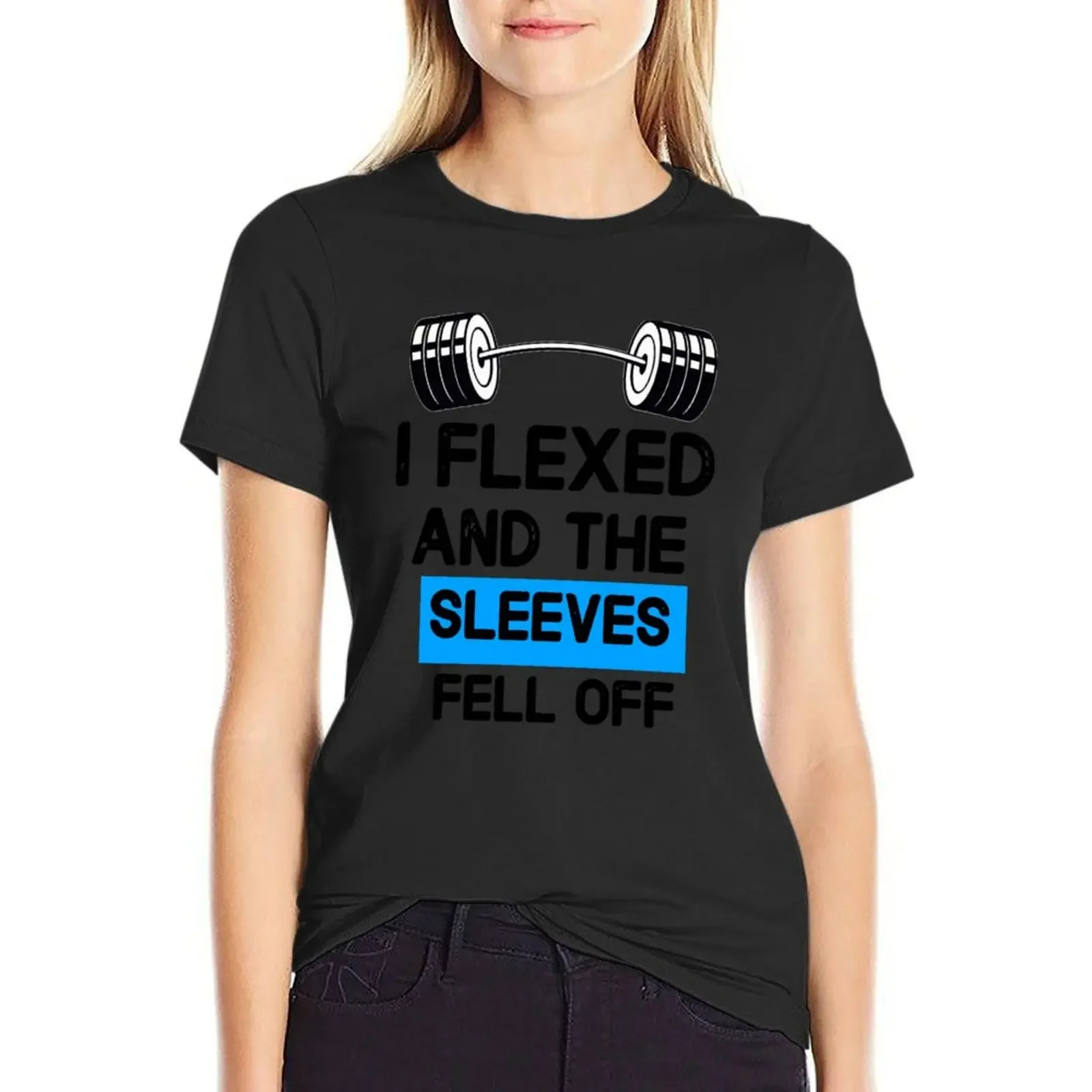 I Flexed And The Sleeves Fell Off Classic Shirt T-Shirt summer clothes animal print shirt for girls sports fans Woman fashion