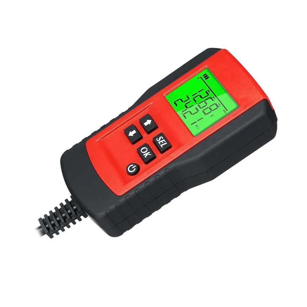 12V Car Battery Load Tester Digital Battery Life Analyzer Tool 100~9999 CCA