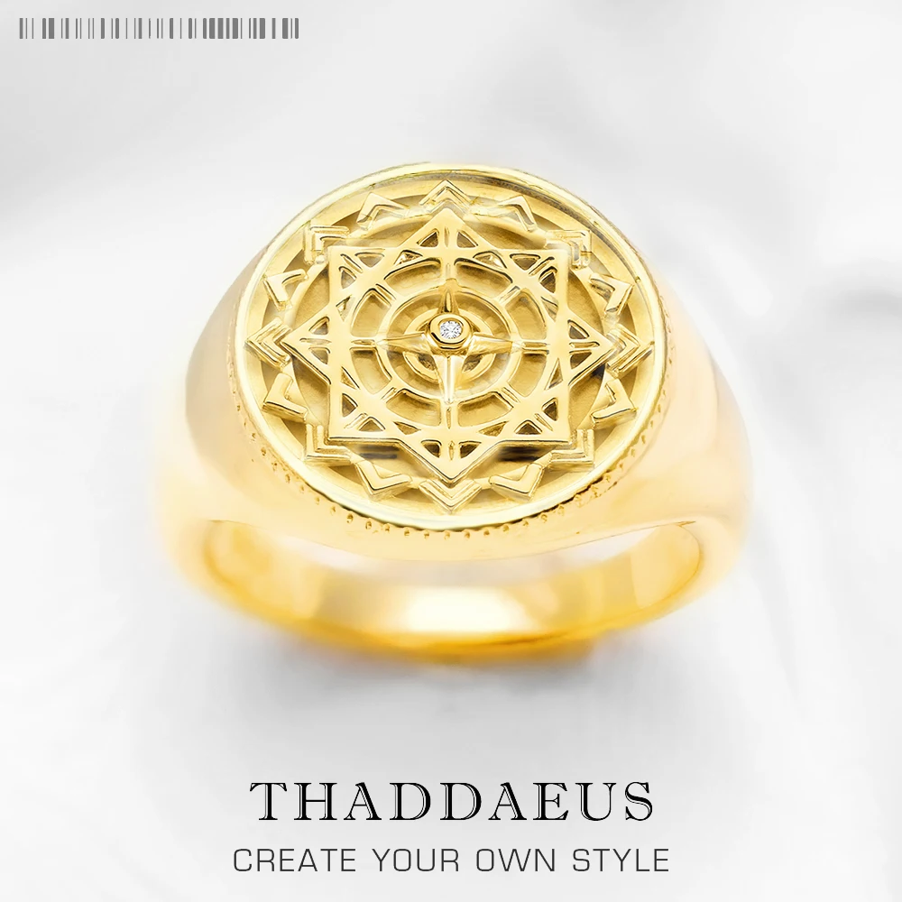 

Кольцо с винтажным компасом, ностальгические ювелирные изделия для женщин и мужчин, весна 2023, новый подарок любви из стерлингового серебра 925 пробы