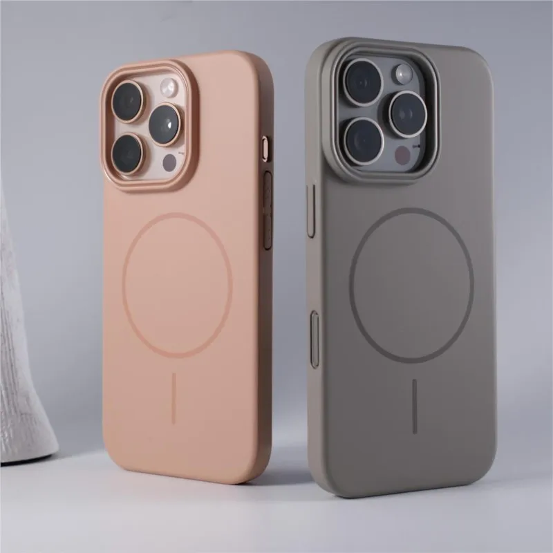Funda rígida de PC original para Magsafe para iPhone 17 Air 16 15 14 Plus 13 12 Mini 11 Pro Max, mate y magnética antigolpes 5